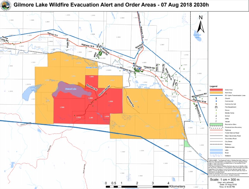 RDBN issues Evacuation Alert and Order for fire near Topley - My ...