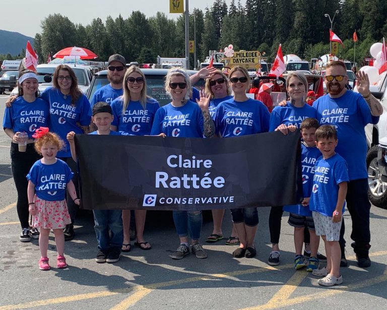 Conservative party Claire Rattée visits Burns Lake