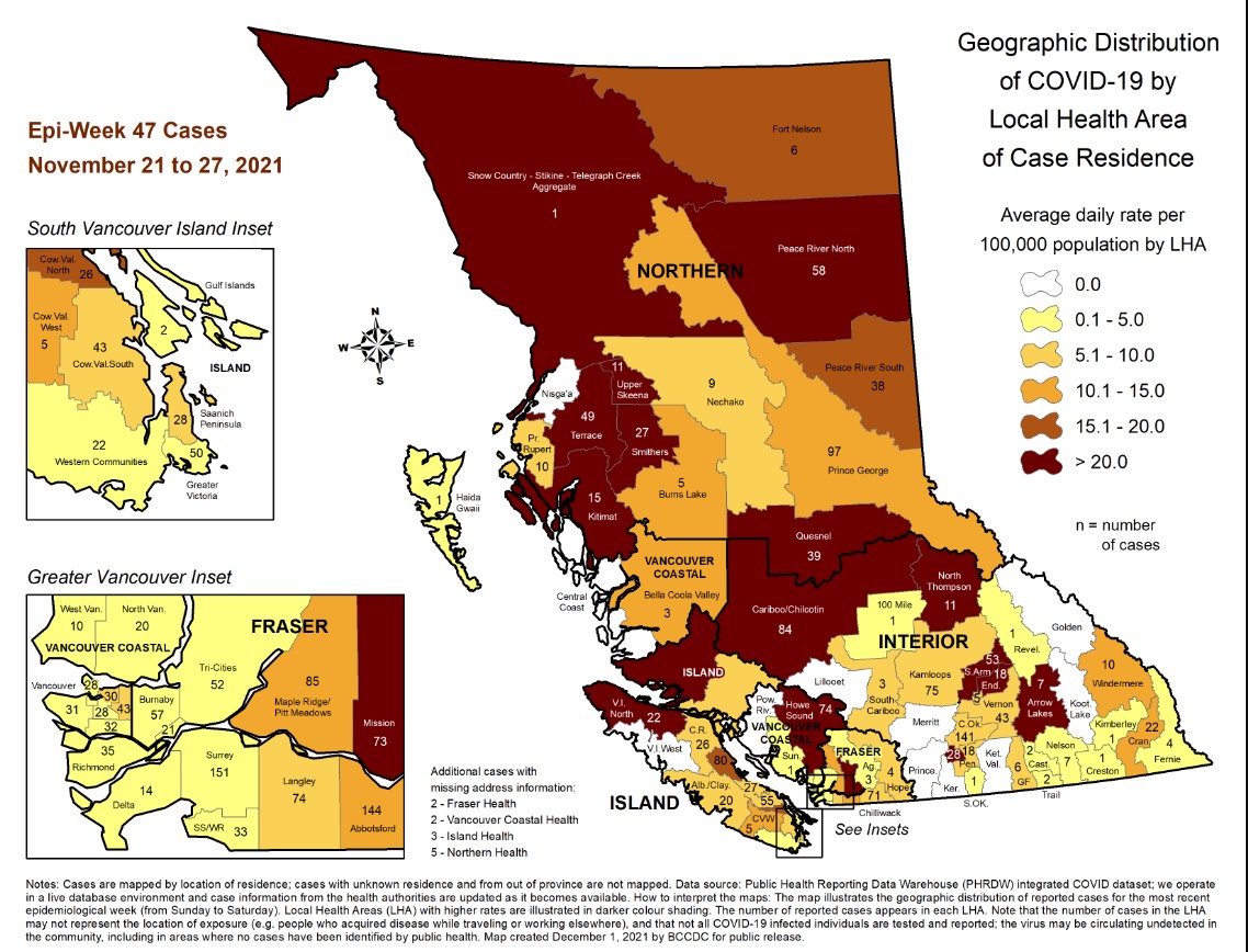 COVID-19 cases increase in Smithers, decrease in Burns Lake - My ...